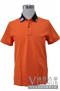 短袖雙絲光棉polo衫003